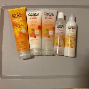 Cantu Kids Hair Care Set - Orange and White- bundle of 5 NEW
